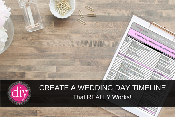 WEDDING DAY TIMELINE