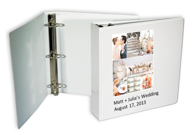 Wedding Planning White Binder