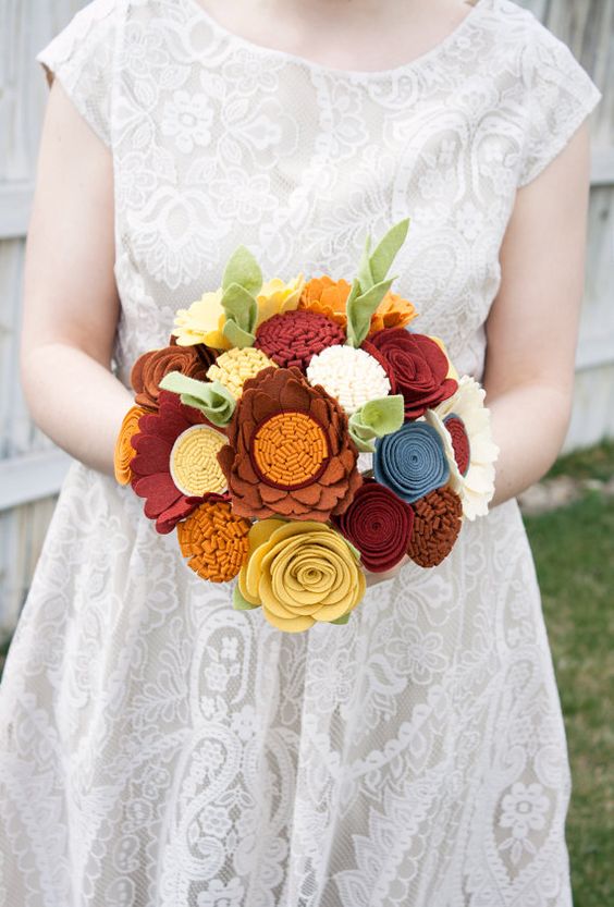 felt bouquet etsy com